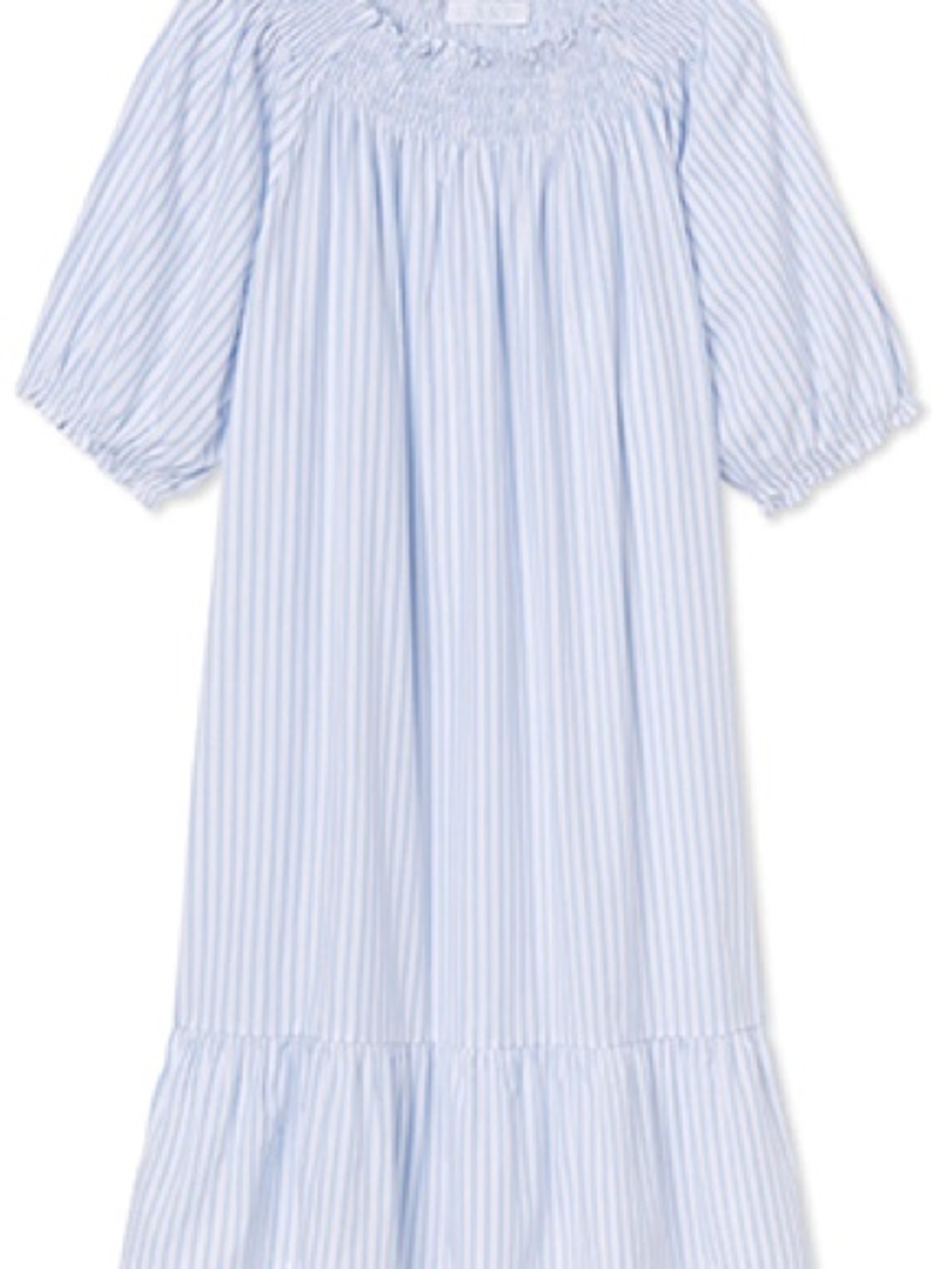 LAKE Veranda Smocked Dress - Powder Blue Size XL